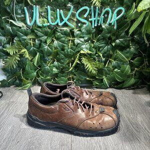 Vintage Diesel Deja Leather Brown Men Shoes Size 8.5